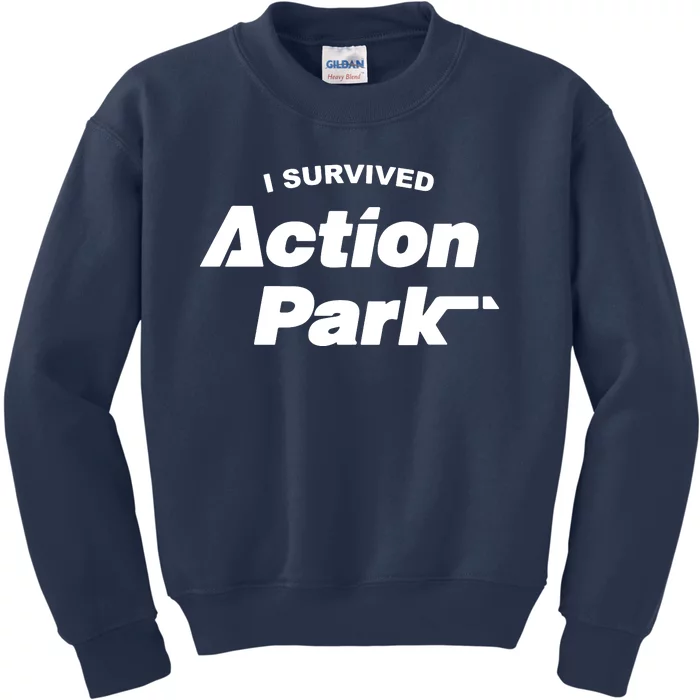 I Survived Action Park Kids Sweatshirt