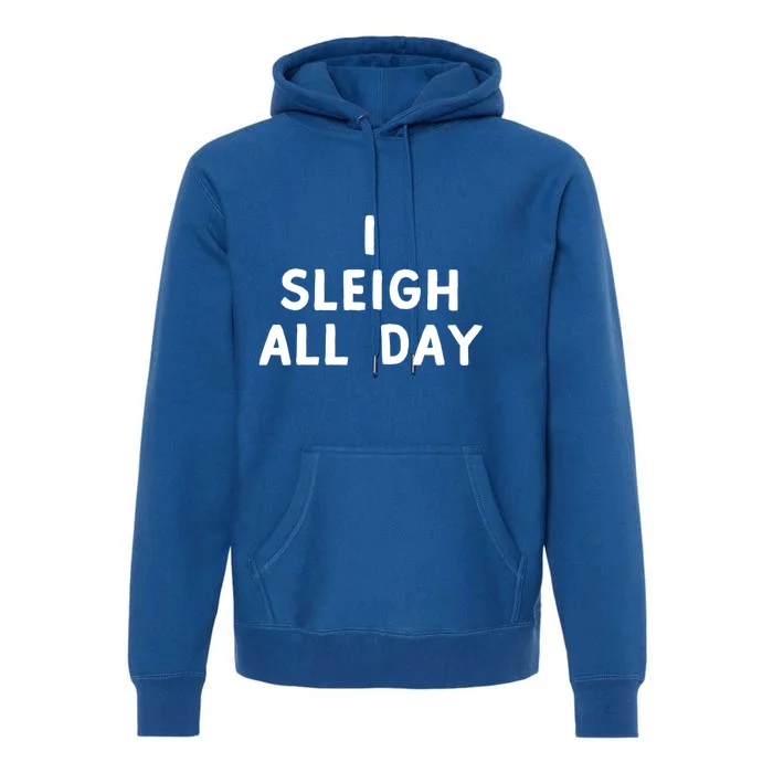 I Sleigh All Day Gift Premium Hoodie