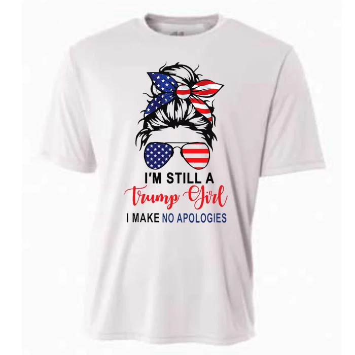 I'm Still A Trump Make No Apologies Patriotic American Cooling Performance Crew T-Shirt