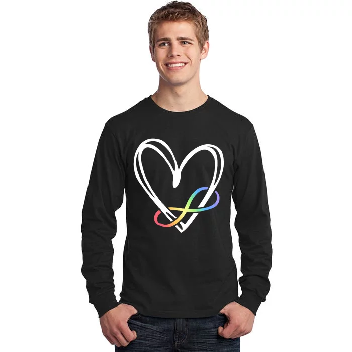 Infinity Symbol Autism Awareness Month Tall Long Sleeve T-Shirt