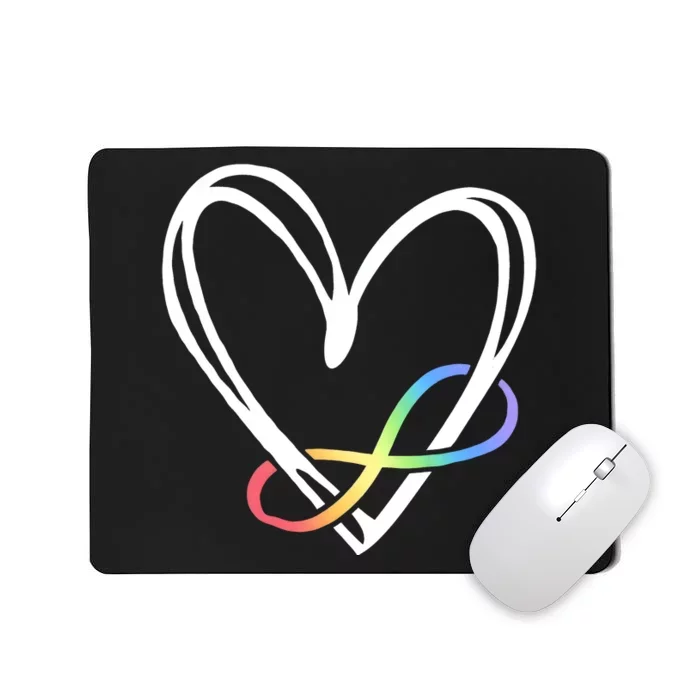 Infinity Symbol Autism Awareness Month Mousepad