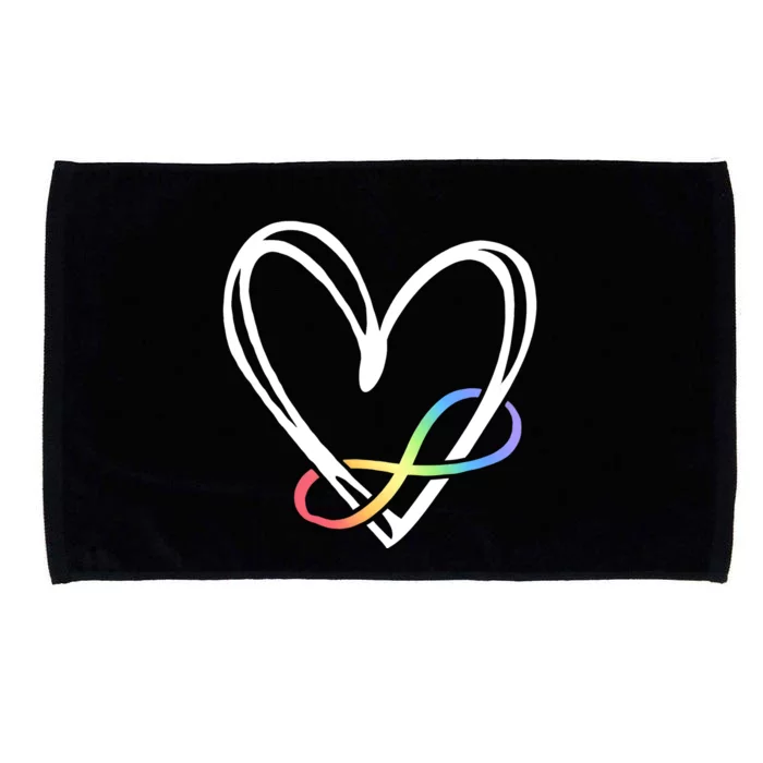 Infinity Symbol Autism Awareness Month Microfiber Hand Towel