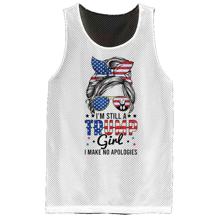 IM Still A Trump Girl I Make No Apologies Trump 2024 Mesh Reversible Basketball Jersey Tank