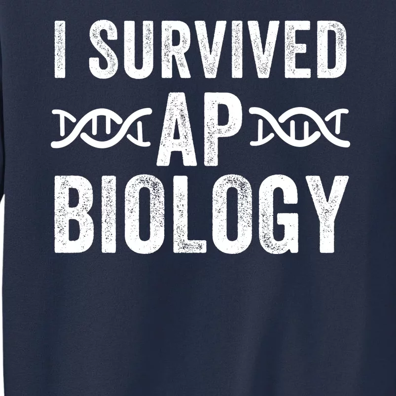 I Survived Ap Biology Ap Bio Exam High School Funny Ap Bio Biology Class Sweatshirt