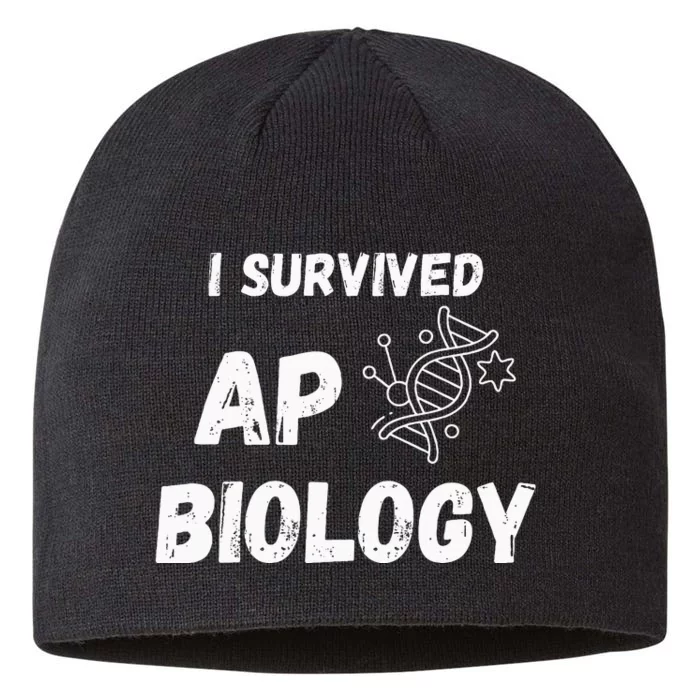 I Survived Ap Biology Ap Bio Exam 8 1/2in Sustainable Knit Beanie