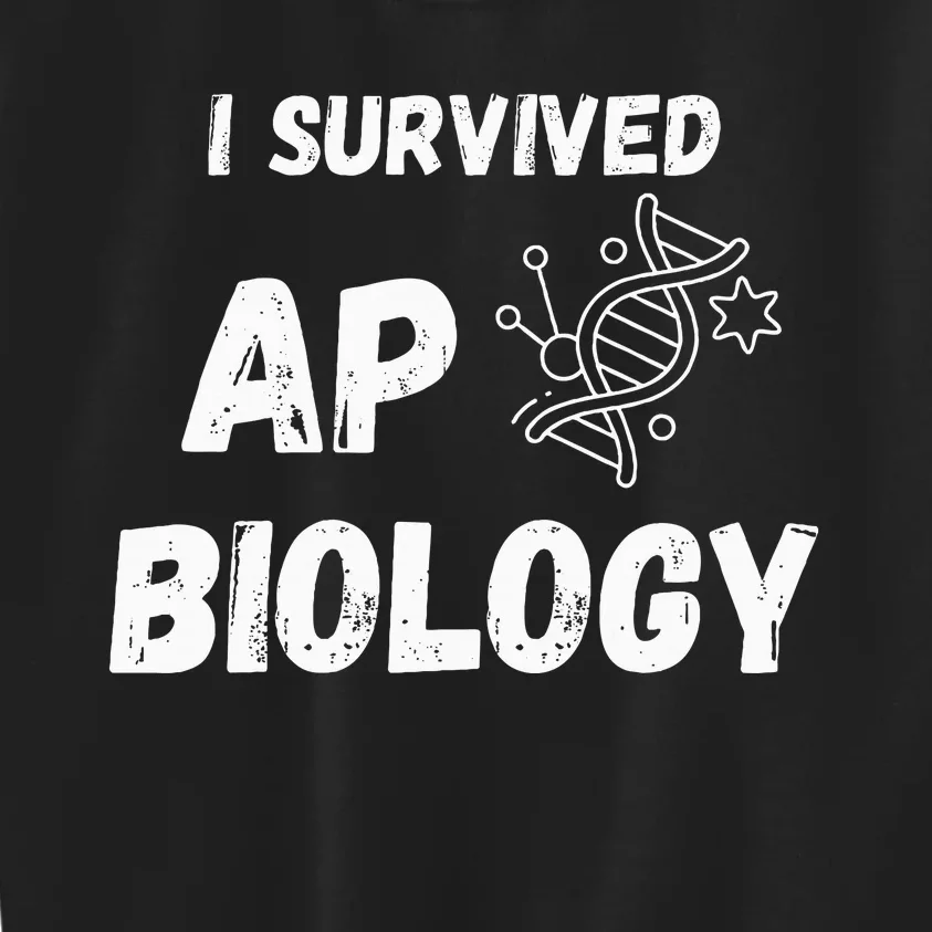 I Survived Ap Biology Ap Bio Exam Kids Sweatshirt