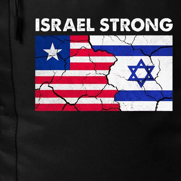 Israel Strong American Israel Flag Stand With Israel Daily Commute Backpack