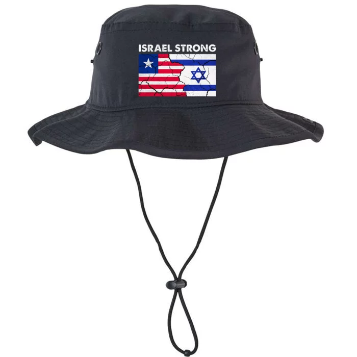 Israel Strong American Israel Flag Stand With Israel Legacy Cool Fit Booney Bucket Hat