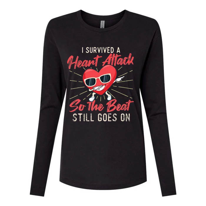 I Survived A Heart Attack Heart Attack Survivor Recovery Womens Cotton Relaxed Long Sleeve T-Shirt