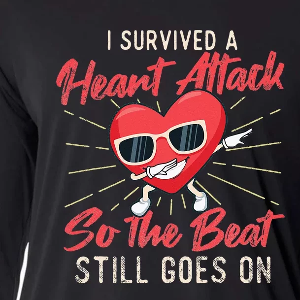 I Survived A Heart Attack Heart Attack Survivor Recovery Cooling Performance Long Sleeve Crew