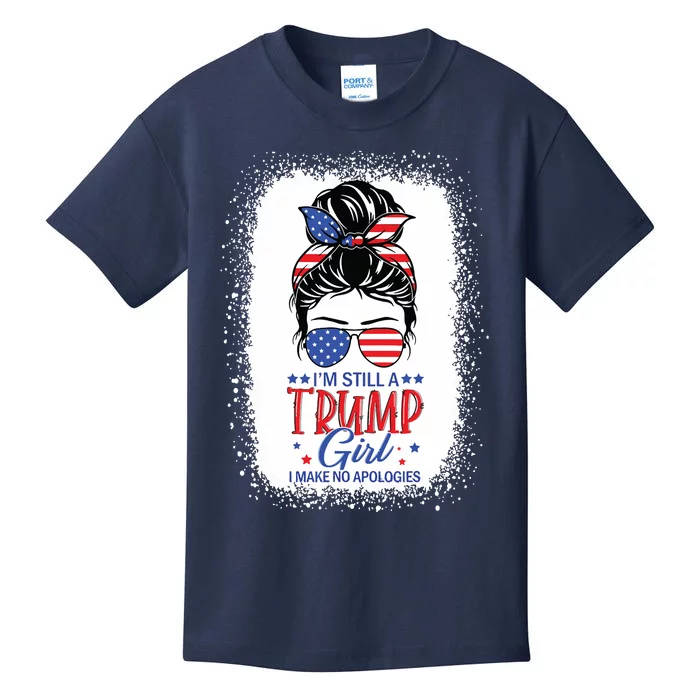 Im Still A Trump Girl I Make No Apologies Trump 2024 Kids T-Shirt