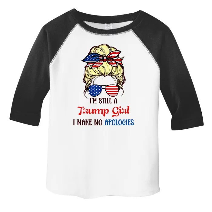 I’M Still A Trump Girl I Make No Apologies Trump2024 Women Toddler Fine Jersey T-Shirt