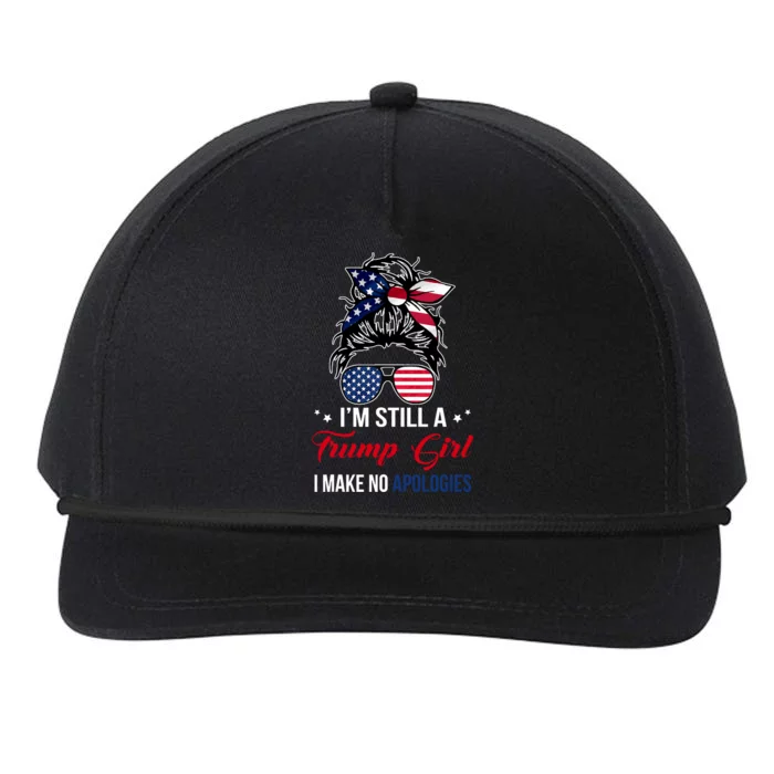 I'm Still A Trump Girl I Make No Apologies Snapback Five-Panel Rope Hat