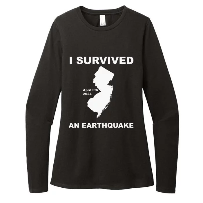 I Survived An Earthquake April 5th 2024 Womens CVC Long Sleeve Shirt