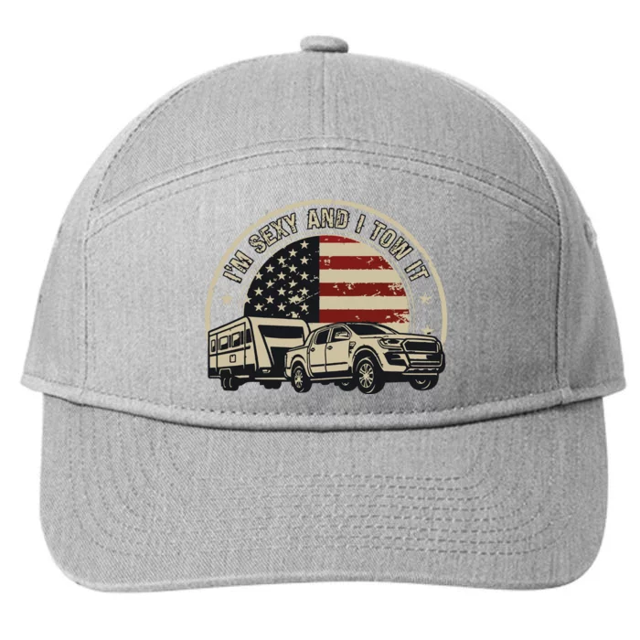 Im Sexy And I Tow It 7-Panel Snapback Hat