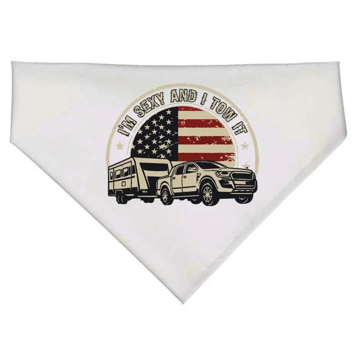 Im Sexy And I Tow It USA-Made Doggie Bandana