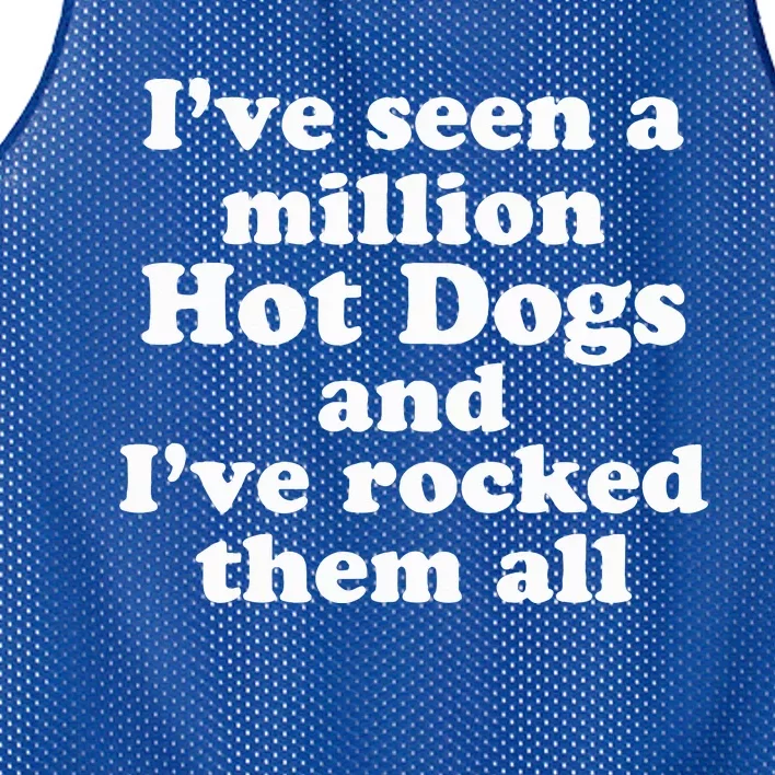 Ive Seen A Million Hot Dogs Mesh Reversible Basketball Jersey Tank