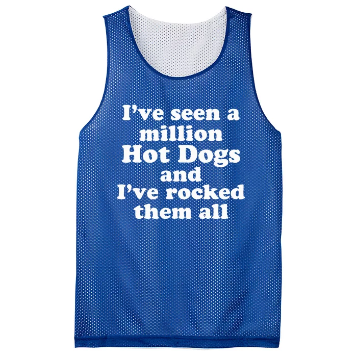 Ive Seen A Million Hot Dogs Mesh Reversible Basketball Jersey Tank