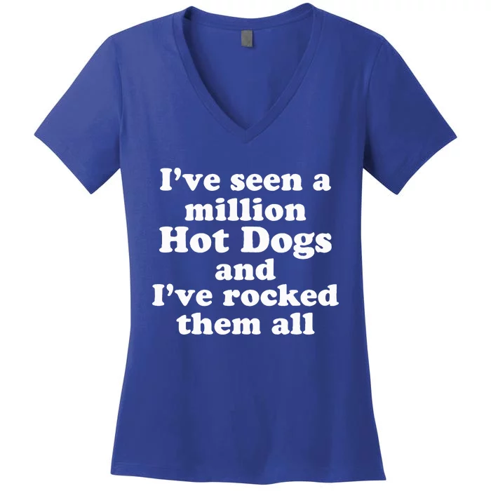 Ive Seen A Million Hot Dogs Women's V-Neck T-Shirt