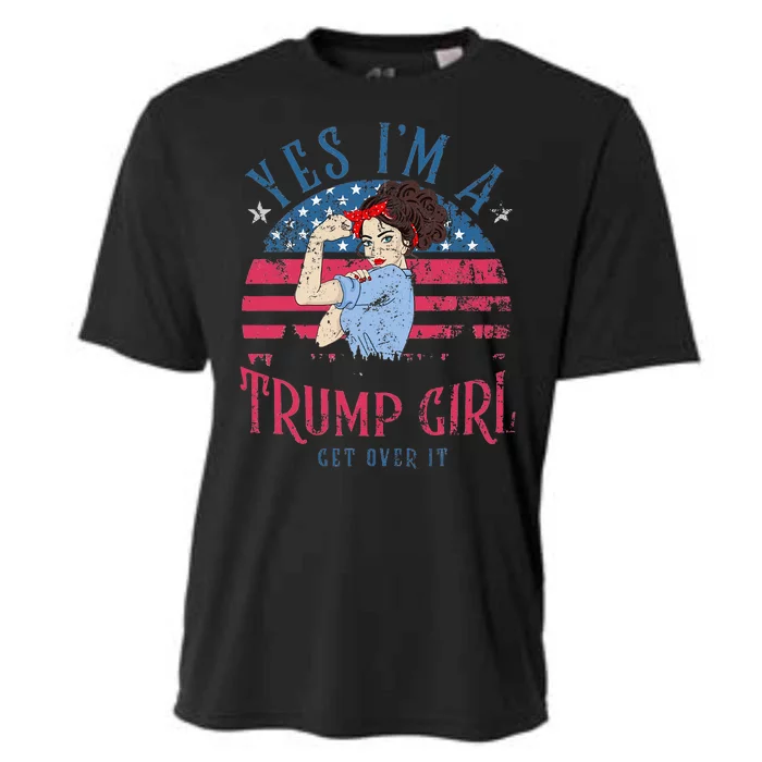 IM Still A Trump Girl I Make No Apologies Trump 2024 Women Cooling Performance Crew T-Shirt