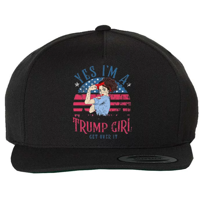 IM Still A Trump Girl I Make No Apologies Trump 2024 Women Wool Snapback Cap