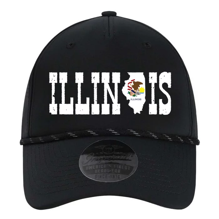 Illinois State And Illinois Flag With Pride For Illinois Performance The Dyno Cap