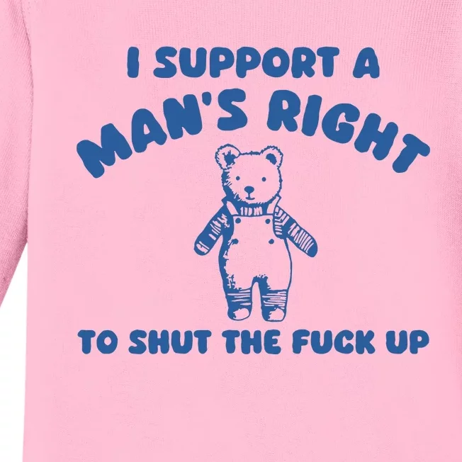 I Support A Man Right Baby Long Sleeve Bodysuit