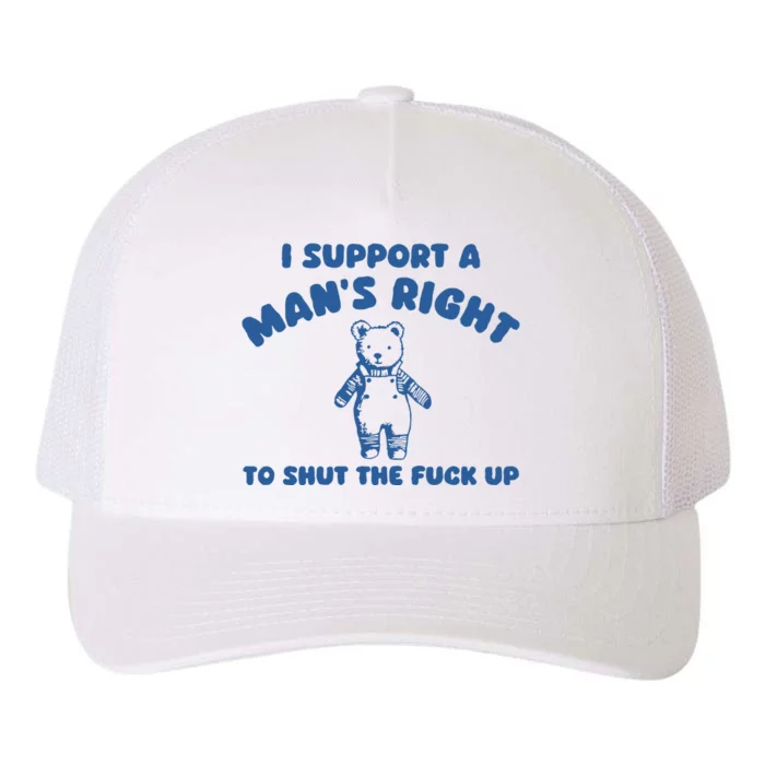 I Support A Man Right Yupoong Adult 5-Panel Trucker Hat