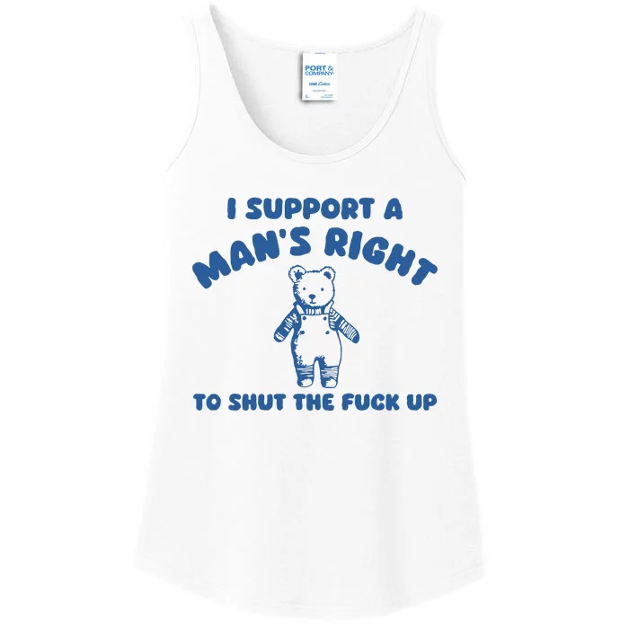 I Support A Man Right Ladies Essential Tank