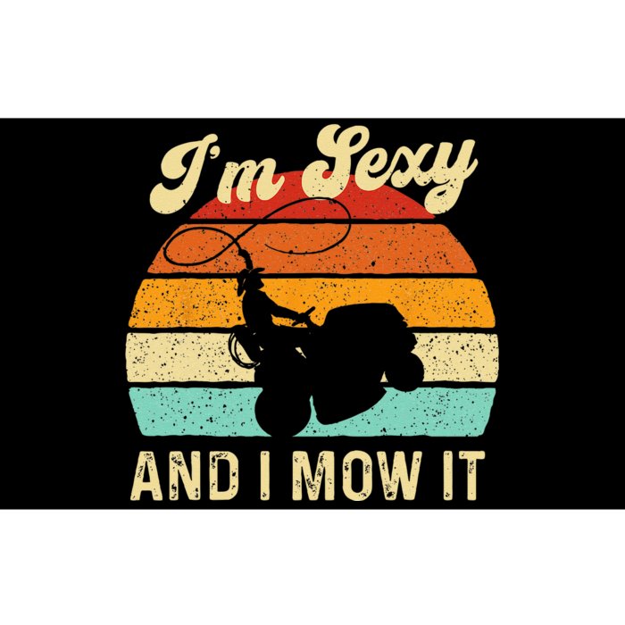 Im Sexy And I Mow It Landscaper Lawn Trimmer Landscaping Bumper Sticker