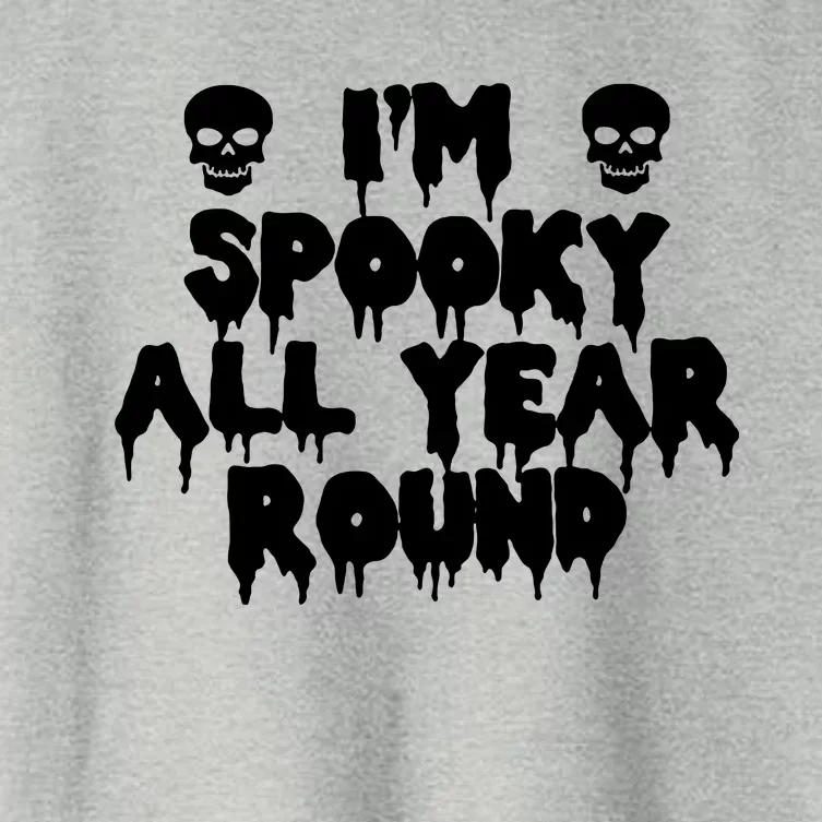 Im Spooky All Year Round Women's Crop Top Tee