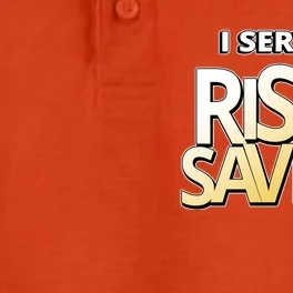 I Serve A Risen Savior Christian Faith Dry Zone Grid Performance Polo