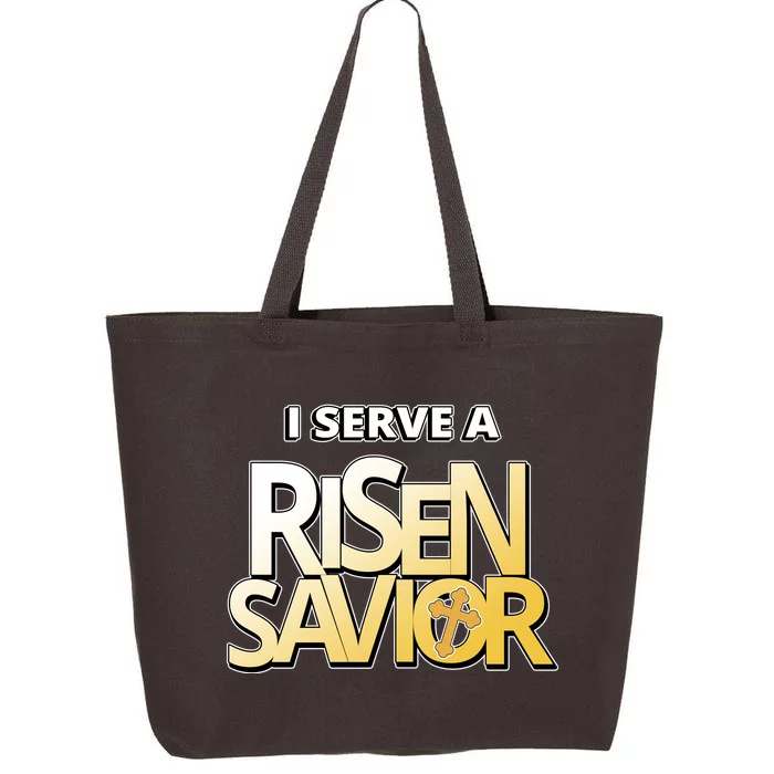 I Serve A Risen Savior Christian Faith 25L Jumbo Tote