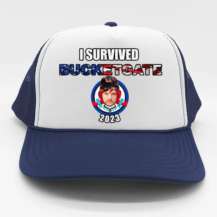 I Survived Bucketgate 2023 Premium Trucker Hat