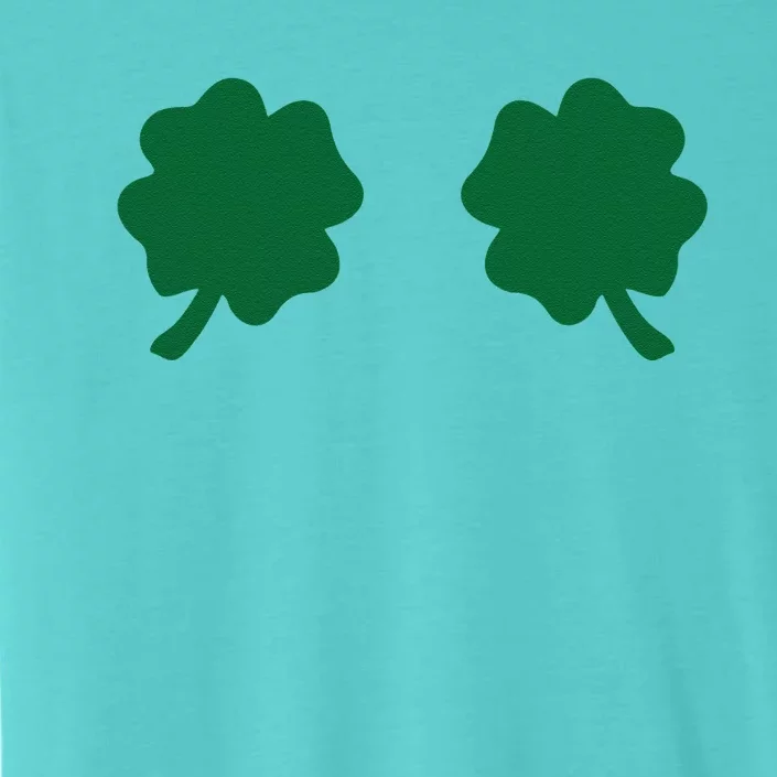 Irish Shamrock Boobs Funny St. Paddy's Day ChromaSoft Performance T-Shirt