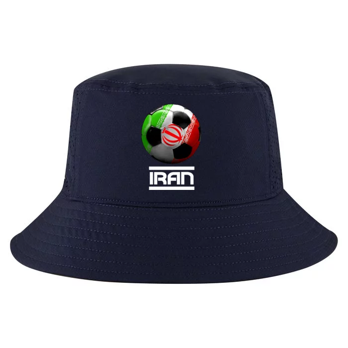 Iran Soccer Ball Cool Comfort Performance Bucket Hat