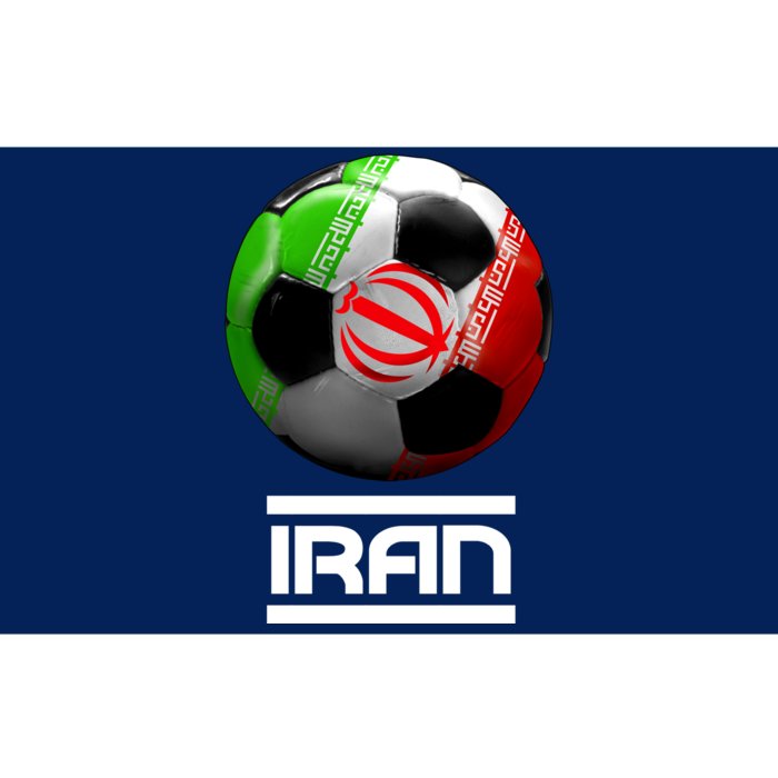 Iran Soccer Ball Bumper Sticker