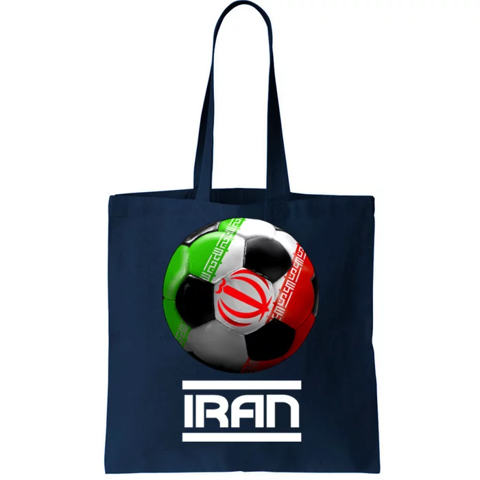 Iran Soccer Ball Tote Bag