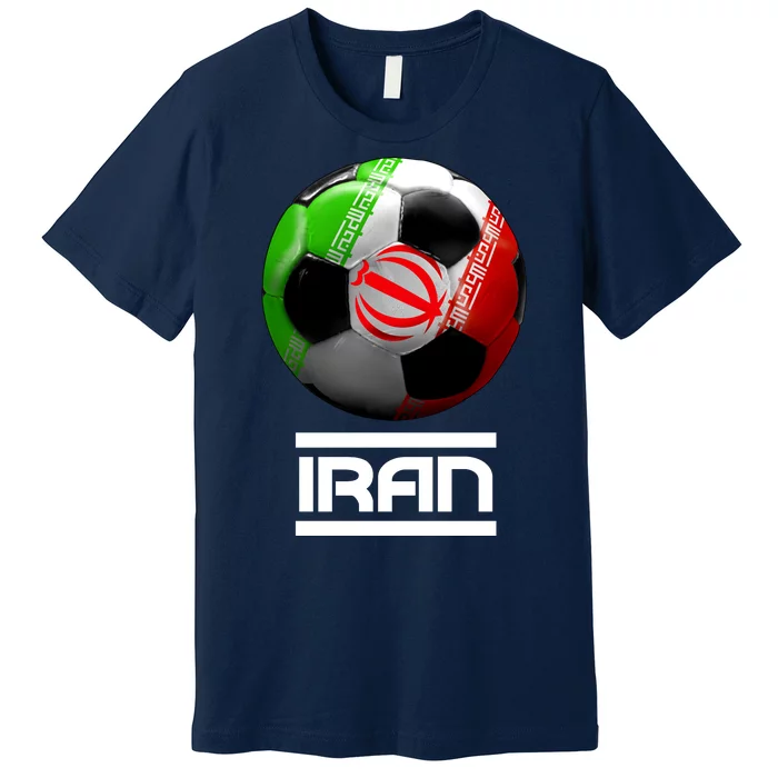 Iran Soccer Ball Premium T-Shirt