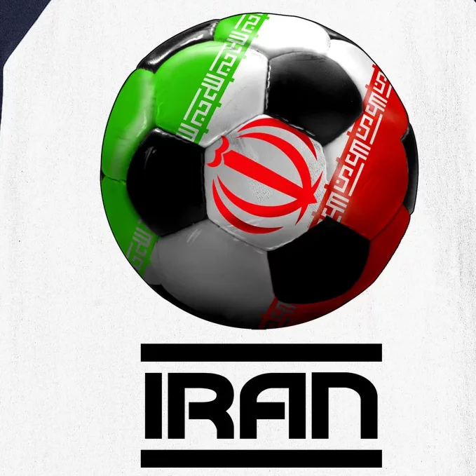 Iran Soccer Ball Baseball Sleeve Shirt