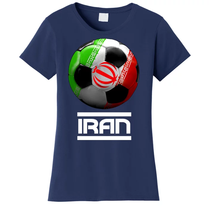 Iran Soccer Ball Women's T-Shirt