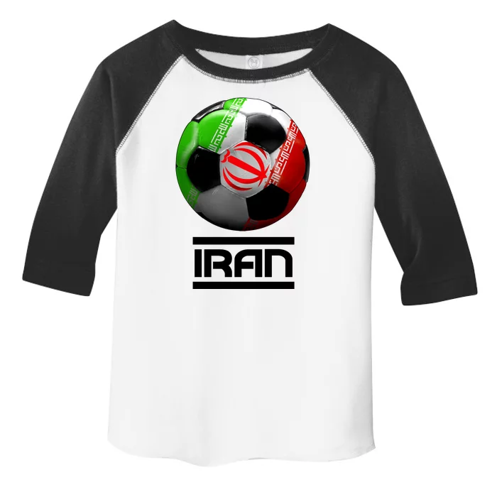 Iran Soccer Ball Toddler Fine Jersey T-Shirt