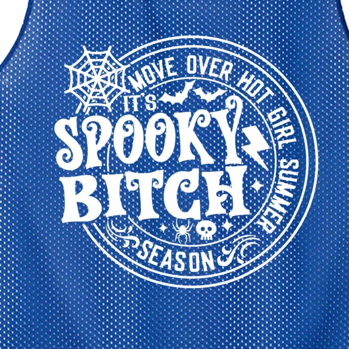 ItS Spooky Bitch Move Over Hot Summer Season Halloween Meaningful Gift Mesh Reversible Basketball Jersey Tank