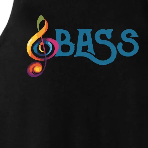 I Sing Bass Barbershop Quartet Vocal Singer Gift Ladies Tri-Blend Wicking Tank