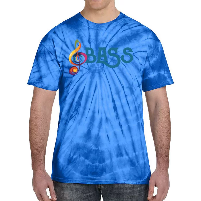 I Sing Bass Barbershop Quartet Vocal Singer Gift Tie-Dye T-Shirt