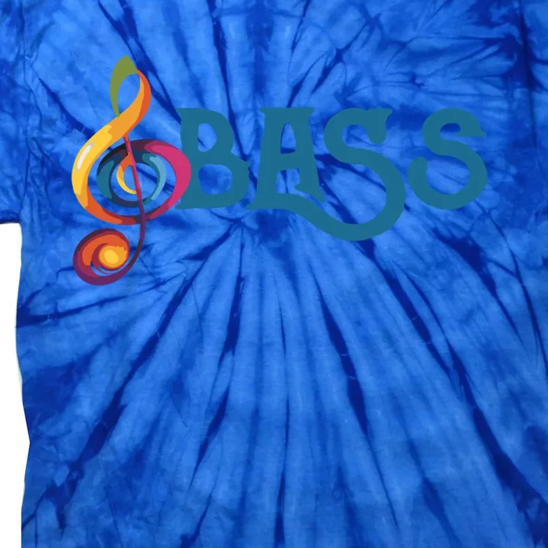 I Sing Bass Barbershop Quartet Vocal Singer Gift Tie-Dye T-Shirt