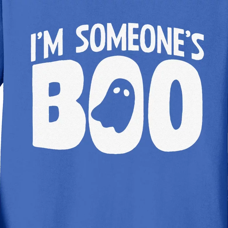 Im Someones Boo Funny Halloween Ghost Gift Kids Long Sleeve Shirt