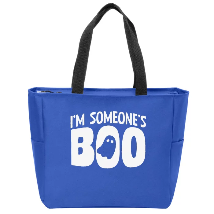 Im Someones Boo Funny Halloween Ghost Gift Zip Tote Bag