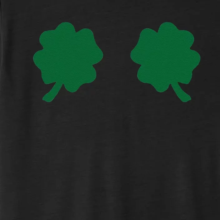 Irish Shamrock Boobs Funny St. Paddy's Day ChromaSoft Performance T-Shirt