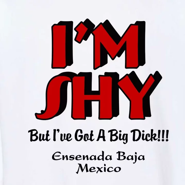 IM Shy But IVe Got A Big Dick Ensenada Baja Mexico Garment-Dyed Sweatshirt